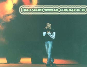 Юра Шатунов на концерте в Челябинске, 19-20 сентября 2002
